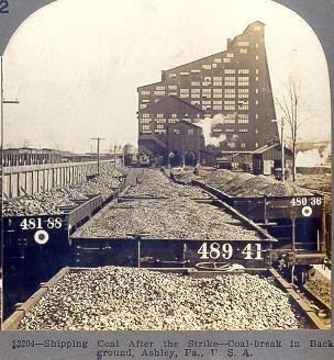Shipping Coal after the Strike, Ashley, PA