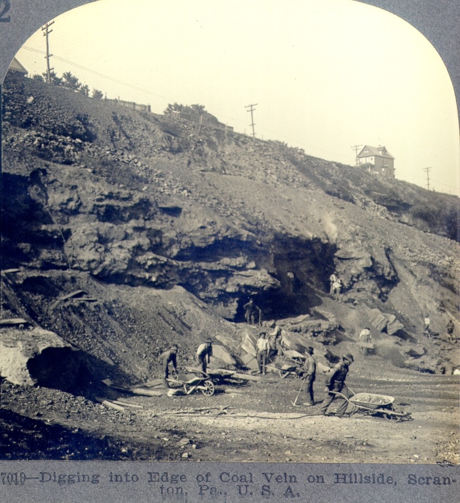 Digging into Scranton Hillside Coal Vein